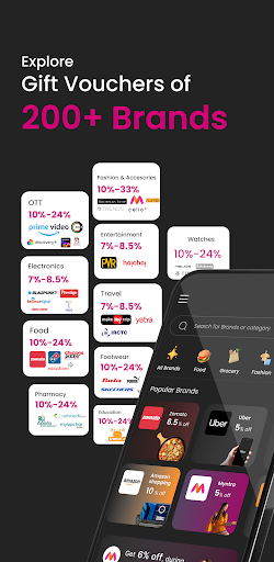 Android application ZyroPay: Gift Card & Vouchers screenshort