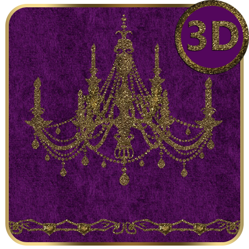 Purple Gold Chandelier 3D Next 1.1 Icon