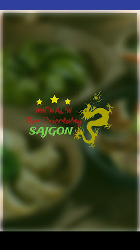 Android application Bar Saigon z Gwiazdką Michalin screenshort
