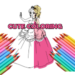 Cover Image of Download Cute Girl Coloring Book  APK
