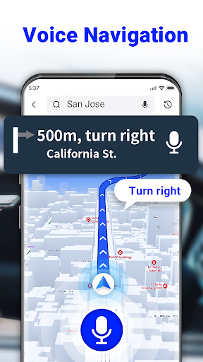 GPS Voice Navigation: Live Map screenshot 2