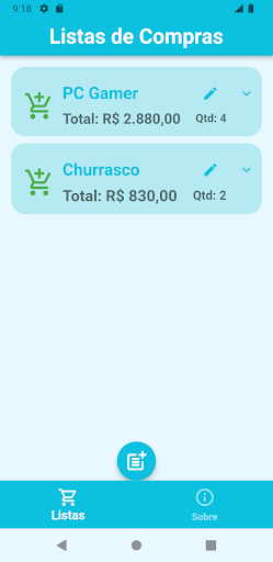 Shopping List Screen 2