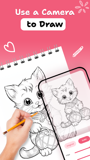 Android application AR Draw Sketch: Trace & Sketch screenshort