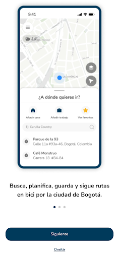 Mapas Bogotá Bici Screen 2