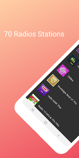 Android application 70s Music screenshort