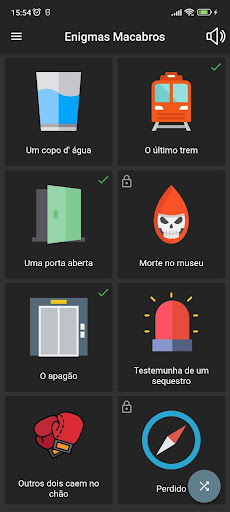 Android application Enigmas Macabros 2.0 screenshort