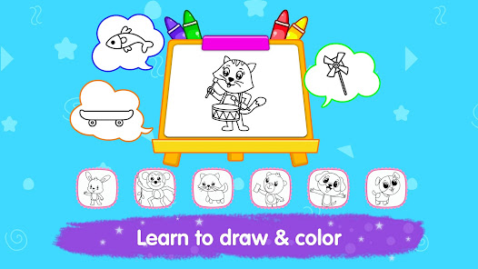 Kids Drawing & Coloring Games  screenshots 1