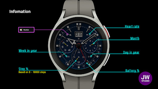 JW112 jwstudio watchface Screen 2