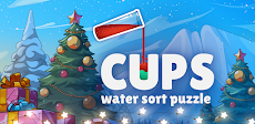 Cups Color ・ 水選別パズルゲームのおすすめ画像1