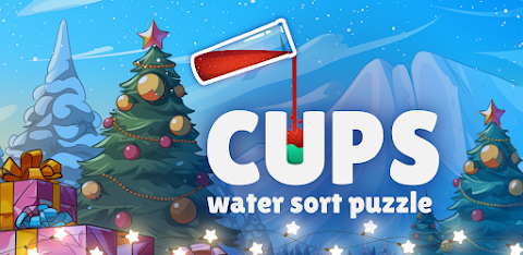 Cups Color ・ 水選別パズルゲームのおすすめ画像1