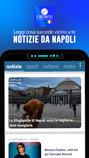 Android application Il mio Napoli - Notizie Napoli screenshort