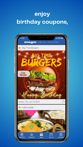 Android application Snagm Digital Coupons screenshort