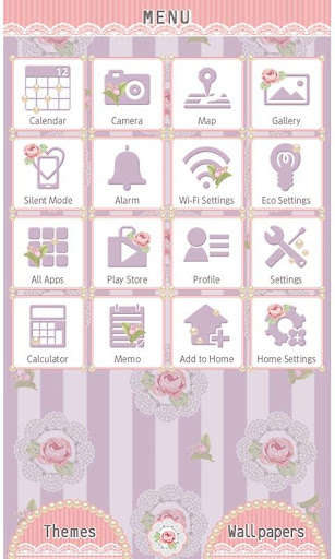 -Lavender Rose-Theme +HOME Screen 3