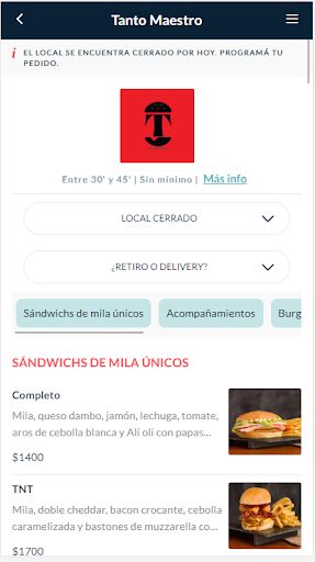 Android application Tanto screenshort