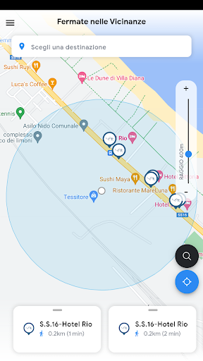 Android application SAT Vasto screenshort