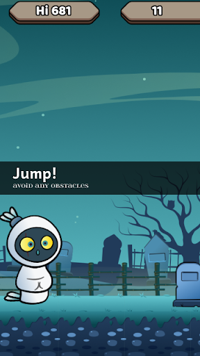 Android application Pocong Run:Tap Runner Jump Run screenshort