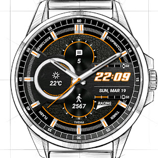 Racing Watch Face & Clock Widget Varies with device APK screenshots 13
