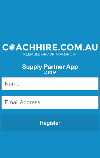 Coachhire.com.au Supplier App Screen 3
