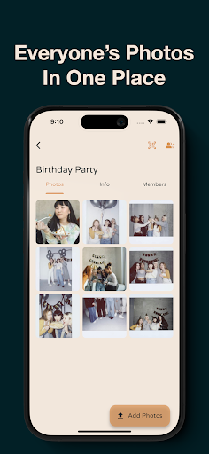 Photo Dump - Photo Sharing Screen 2