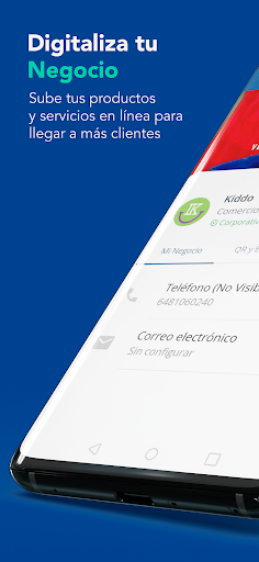 Android application Concaclick Negocios screenshort