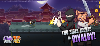 Ninja Ducks vs. Pirate Pigs - Screenshot 1