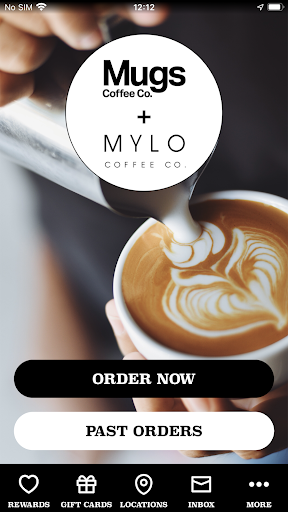 Android application Mugs and Mylo Coffee screenshort