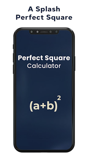 Android application Perfect Square Calculator screenshort