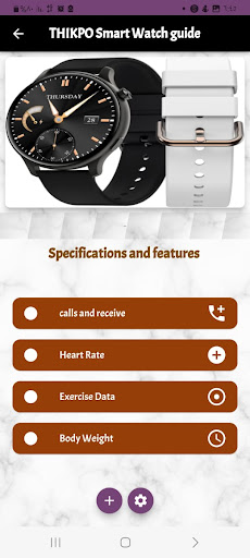 THIKPO Smart Watch guide Screen 3