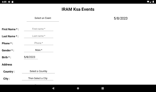 Iram Ksa Event