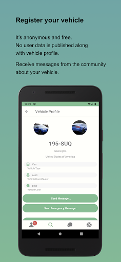 Android application Platenger screenshort