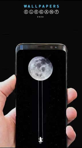 Android application black wallpaper 8k 2024 screenshort