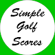 Simple Golf Scores