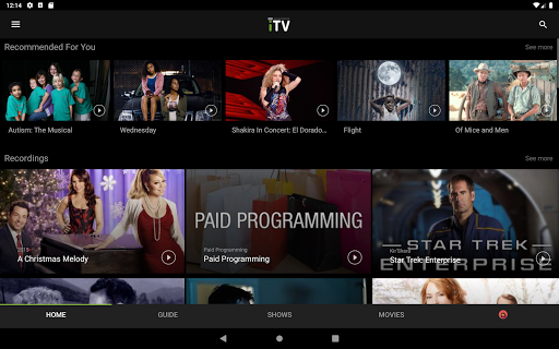 Screenshot of GPC iTV