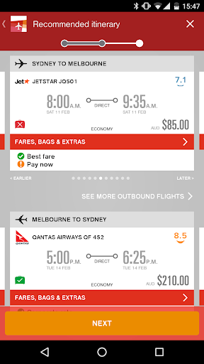 Android application PwC Traveller screenshort