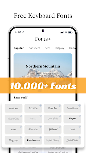 Fonts+: шрифтовая клавиатура Screenshot