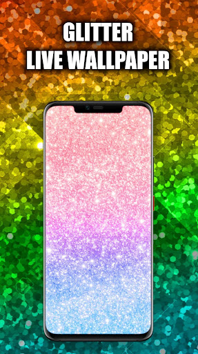 Android application Glitter Wallpaper Live HD/3D screenshort