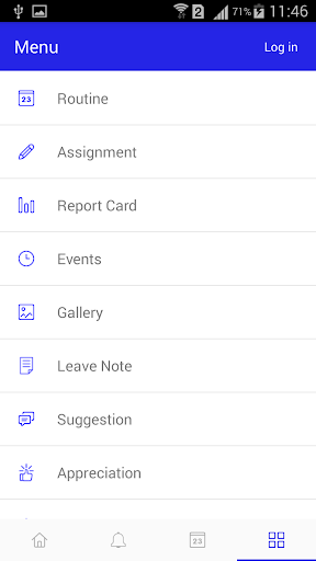 Android application Angels School screenshort
