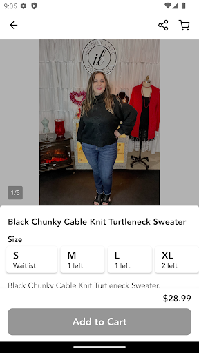 Infinity Lace Boutique Screen 2