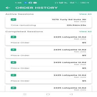 Android application food_deliery screenshort