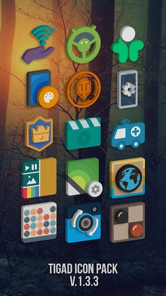 Tigad Pro Icon Pack capturas de pantalla