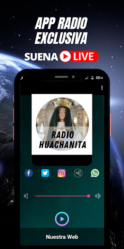 Android application Radio Huachanita screenshort
