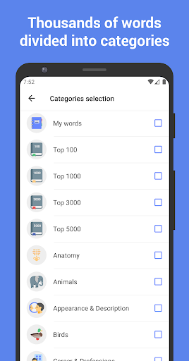 Screenshot of Learn Spanish with flashcards!