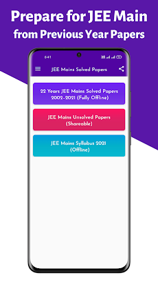 JEE Main Solved Papers Offlineのおすすめ画像1