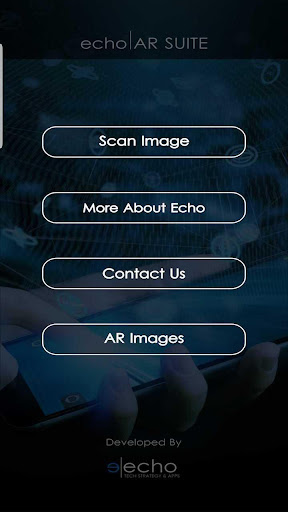 Android application Echo AR Scanner screenshort