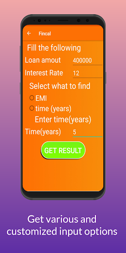 Fincal - financial calculator Screen 2