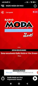 Radio Moda en Vivo Stream