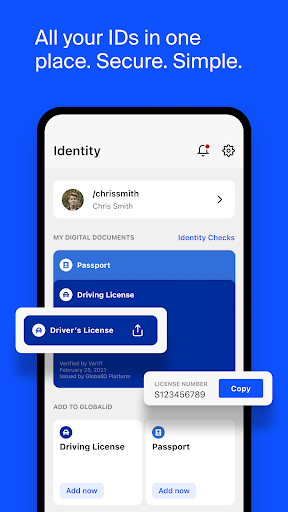 GlobaliD - Private Digital ID Screen 3