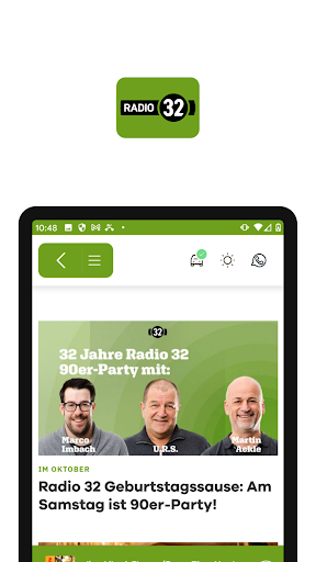 Android application Radio 32 screenshort