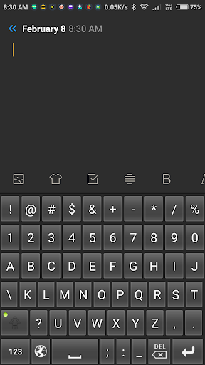 Alphabetical Keyboard Screen 2