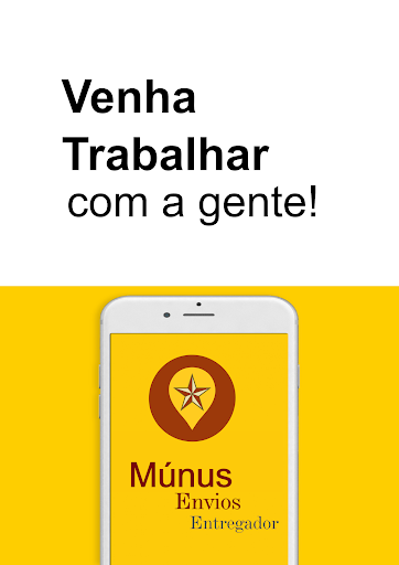 Android application Munus Envios - Entregador screenshort